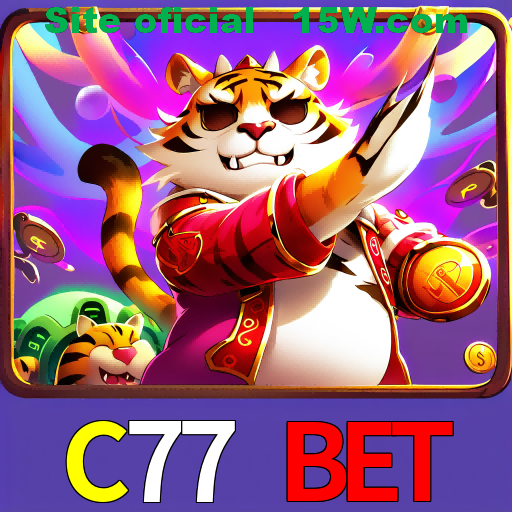 Imagem promocional da C77 Bet mostrando a plataforma e suas vantagens